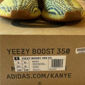 Yeezy Sneakers - Yellow and Gray